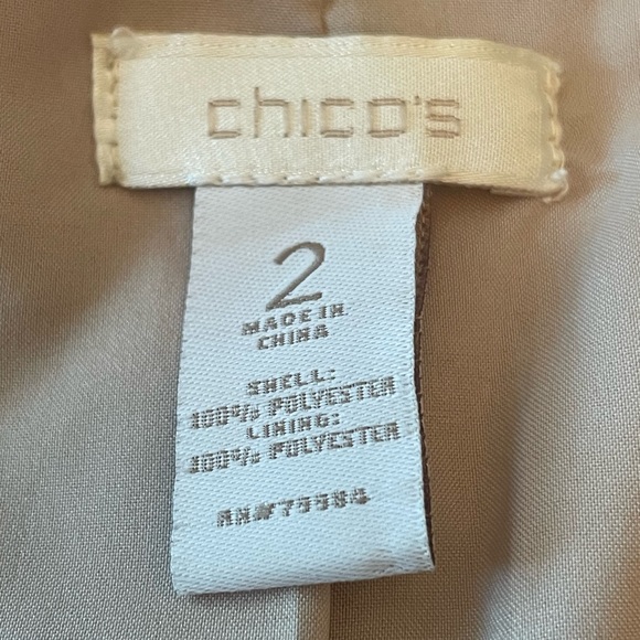 Chico’s Animal Print Open Style Jacket - Picture 11 of 16